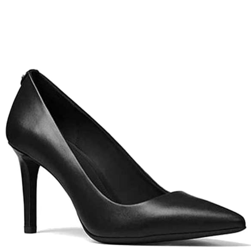 BRAND NEW Michael Kors Dorothy Flex Leather Black Pump Heels Size 8.5 M Women